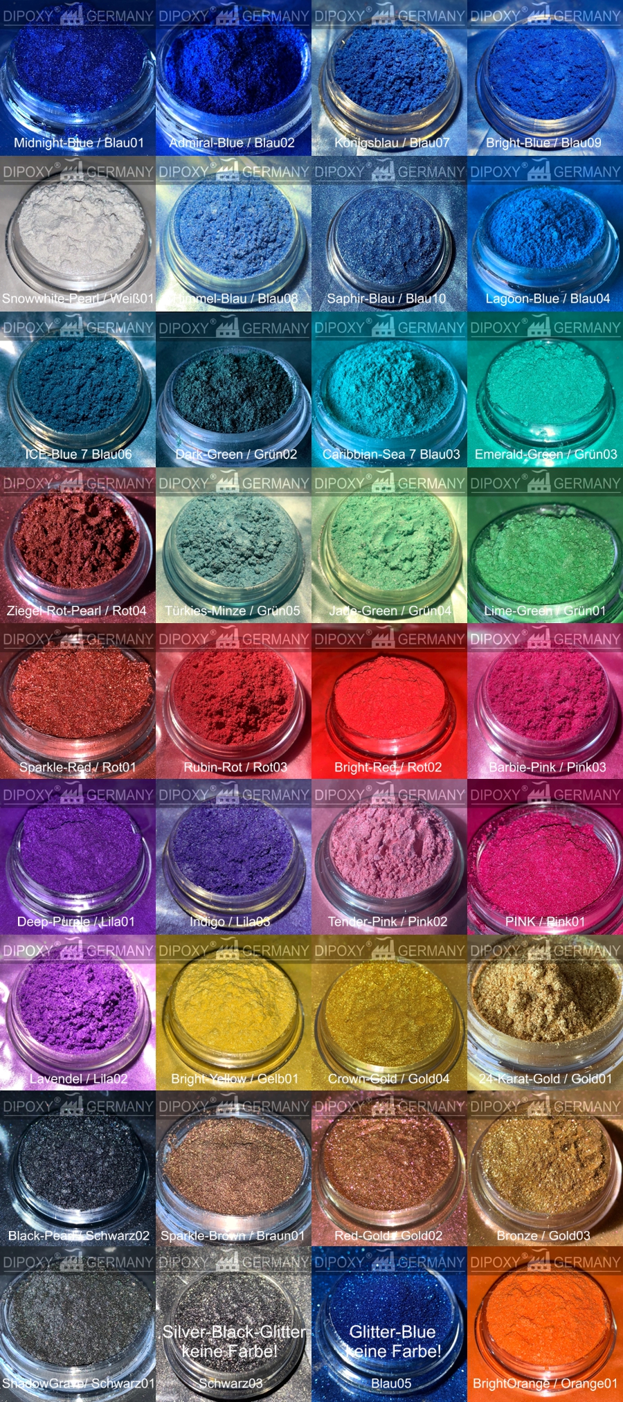 Dipoxy-PMI-RAL 7030 - 25 g - Pigment de base extrêmement concentré -  Pigment de couleur pour résine époxy, résine de polyester, systèmes en